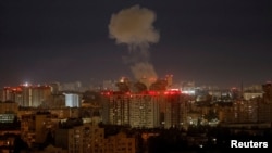Power Outages In Eastern Kyiv After Russian Overnight Strikes Hit Energy Sites, Set Apartments Ablaze