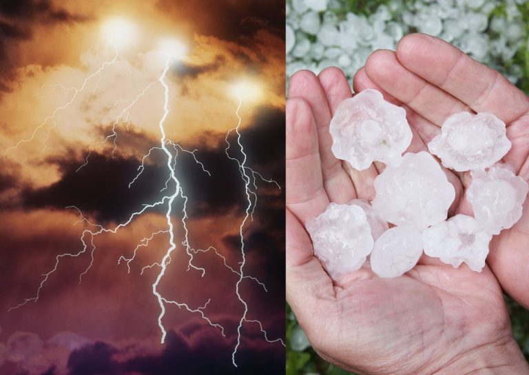 WEATHER: Severe storms with winds, hail, lightning in FOUR Provinces