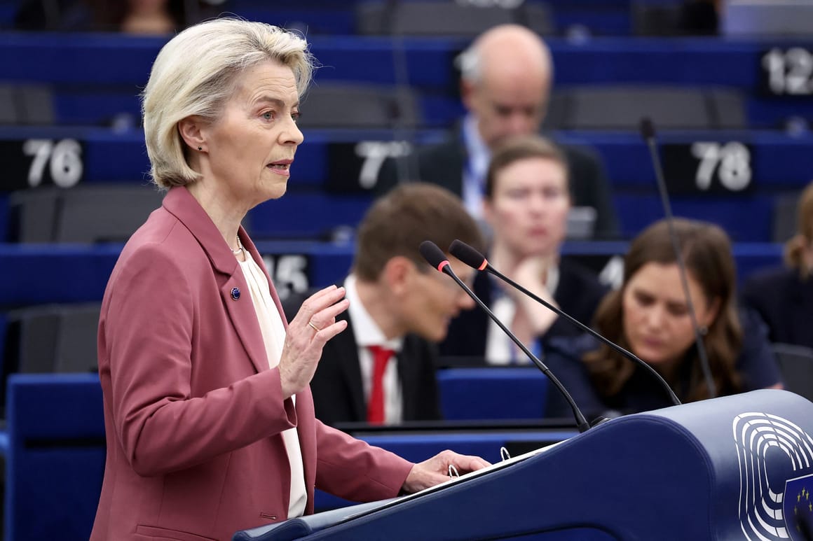 Von der Leyen warns Europe must defend green tech against China