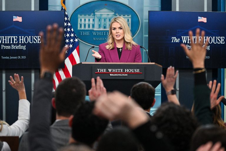 Trump and Leavitt watch with glee as the press is crumbling