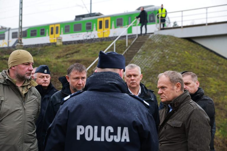 Polish PM Tusk says rail track explosion was ‘sabotage’