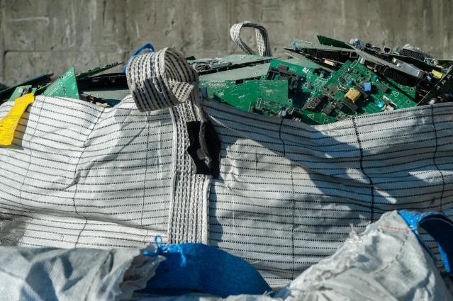 Portugal with the 3rd worst rate of recycled material usage
