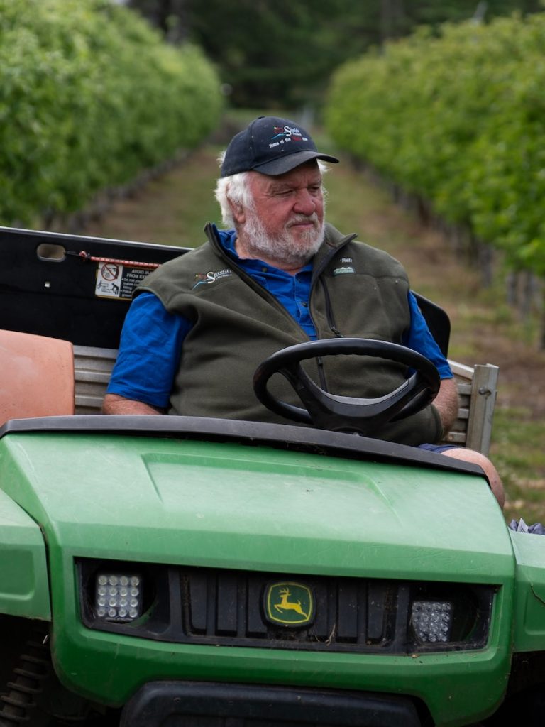 This apple grower has noticed a peculiar change on his farm