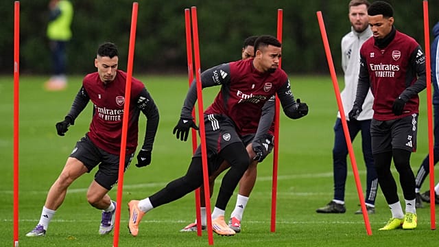 Rice, Trossard and Saliba absent from Arsenal training ahead of Club Brugge UCL trip
