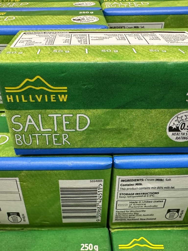 Farmers fear shoppers misled by cheap ‘green and gold’ US butter