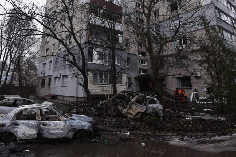 Russia bombs 2 Ukrainian regions into darkness while freezing weather closes in