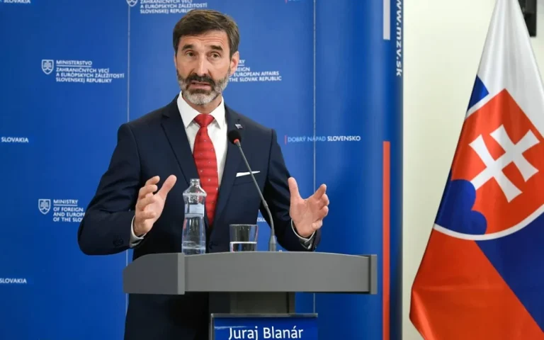 Blanár supported Denmark in relation to Greenland and thanked it for a successful presidency