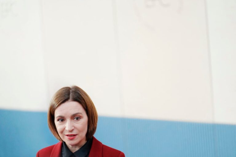 Moldova’s Sandu says she would vote for reunification with Romania 