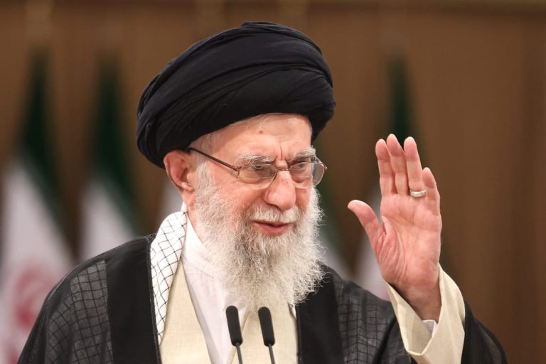 Iran’s Khamenei blames violent protests on Trump
