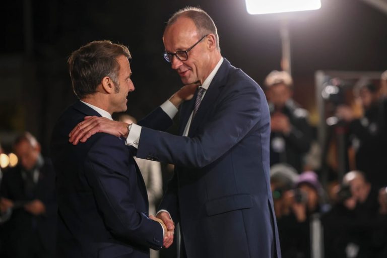 Merz seeks to dial down Trump trade tensions — while Macron talks tough