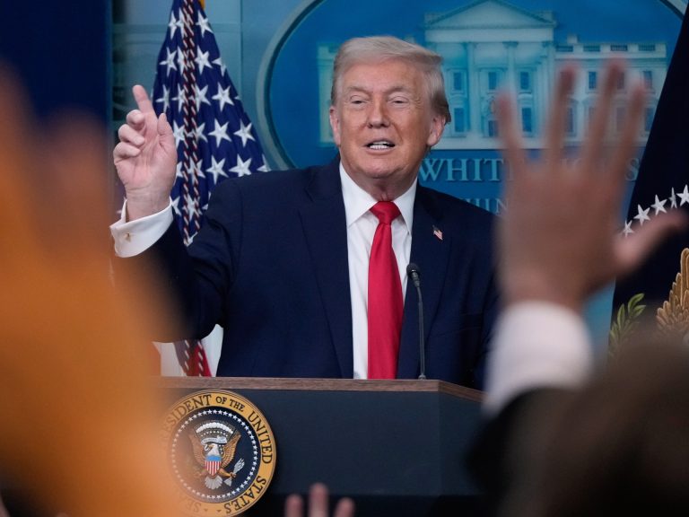 ‘You’ll find out’: Key takeaways from Trump’s one-year anniversary remarks