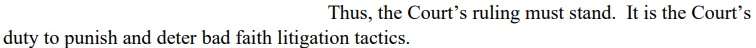 Sanctions Award to Defendants in Mann v. Steyn Defamation Case