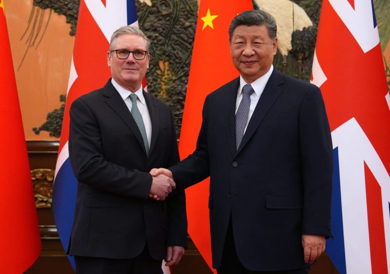 UK-China reset vital for world peace, Xi tells Starmer