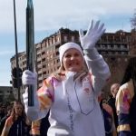 Olympic torch travels through central Milan hours before games