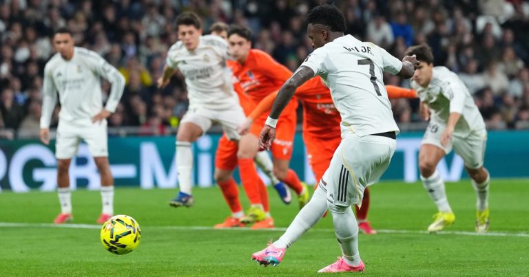 Real Madrid thrash Real Sociedad 4-1 to move top of La Liga