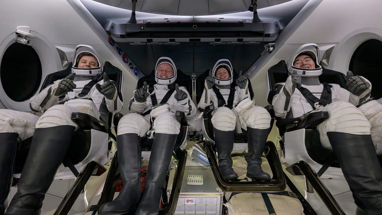 Astronauts return to Earth after first-ever medical evacuation from International Space Station