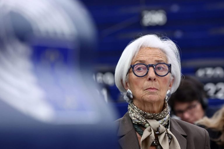 Christine Lagarde says she will see out her term as ECB chief