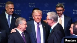 Kazakh, Uzbek Leaders Seek Trump Approval With Gaza Peace Pledges
