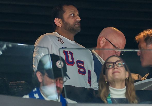 Kash Patel hijacks Team USA’s Olympic hockey win