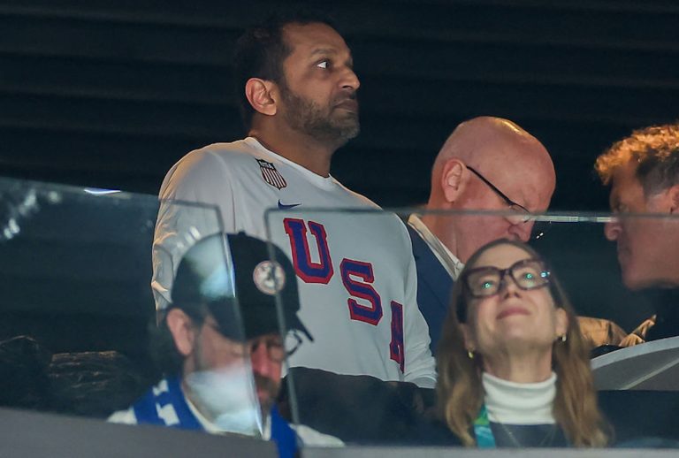 Kash Patel hijacks Team USA’s Olympic hockey win
