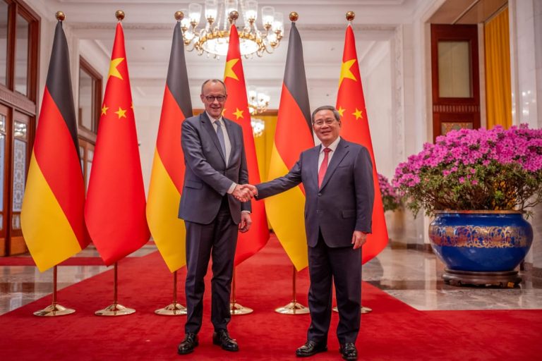 Merz calls for rebalancing of Germany’s ‘unhealthy’ trade ties with China