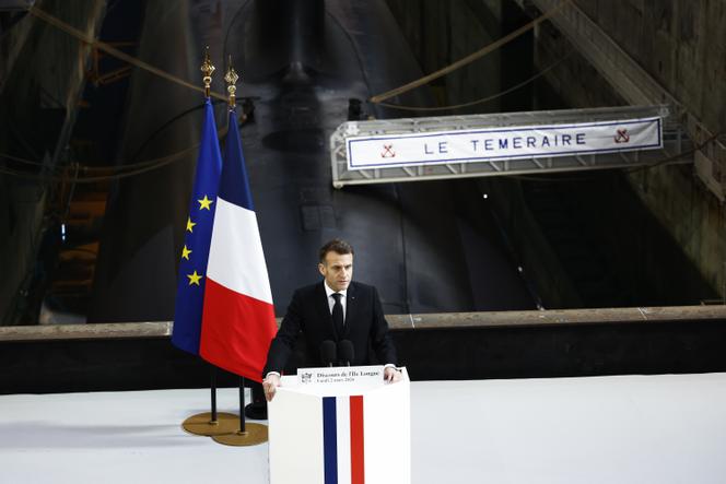 Macron says France to increase nuclear warheads