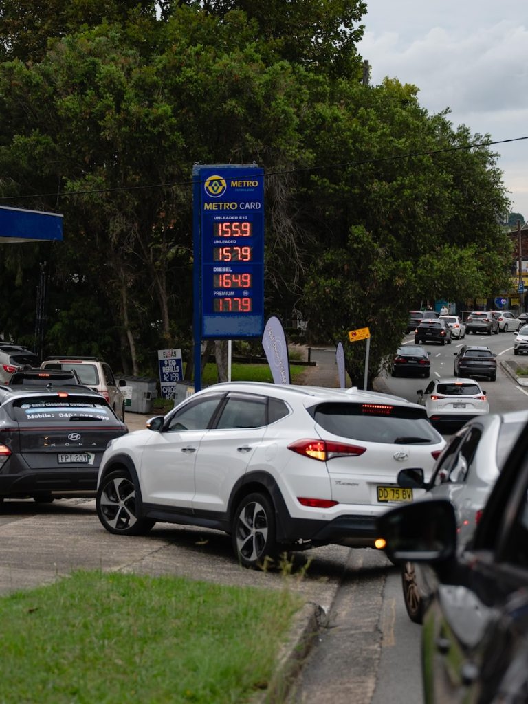 Long queues at servos as petrol prices surge amid Middle East war