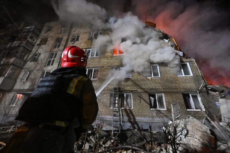 Russian strike on Ukraine apartment block kills 7 in Kharkiv