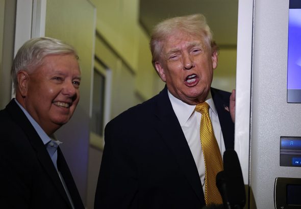 Lindsey Graham is the little war devil on Trump’s shoulder