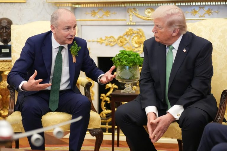 Ireland’s leader defends Starmer from Trump insults in White House meeting