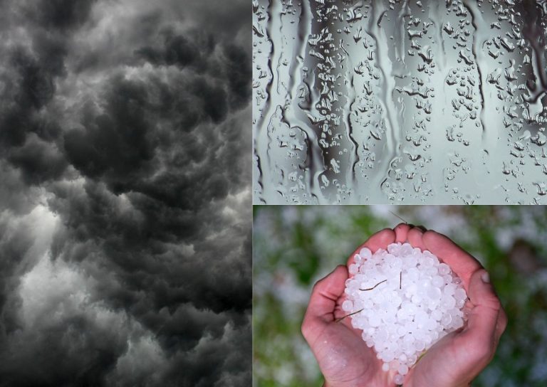 WEATHER: Hail, rain and strong winds sweep across FIVE provinces