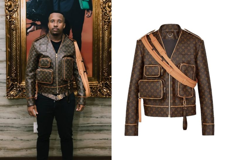 Andile Mpisane shows off rare R160k Louis Vuitton jacket