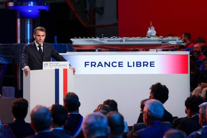 Macron reveals ‘Free France’ as name of new aircraft carrier