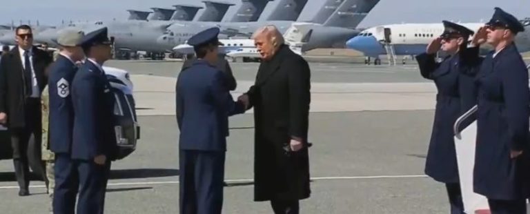 Families Of Fallen US Troops Don’t Allow Trump To Bring Cameras To Dignified Transfer