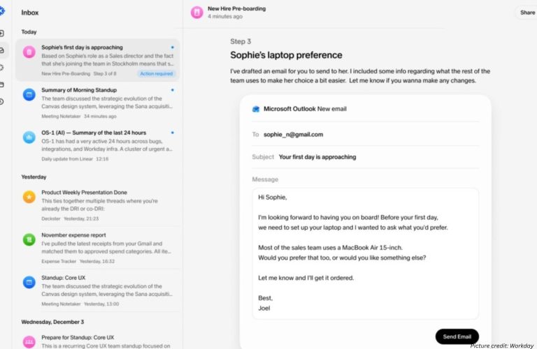 Workday rolls our Sana AI platform globally to streamline HR and finance workflows