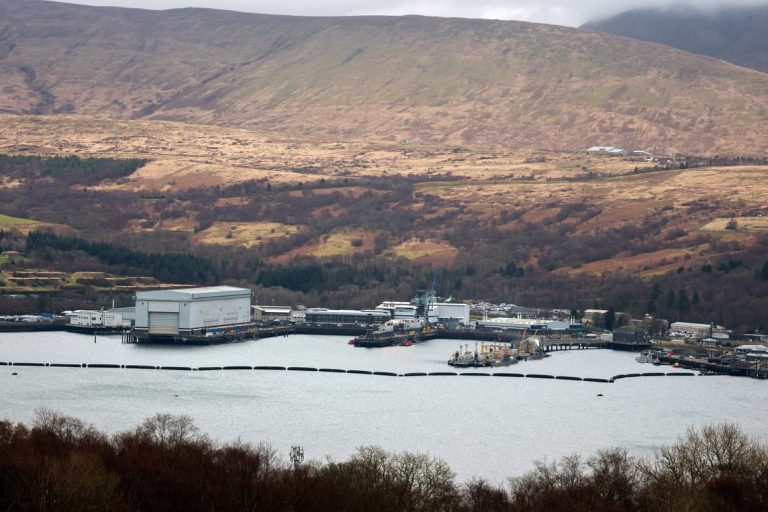 Two people arrested trying to access UK’s Faslane naval base