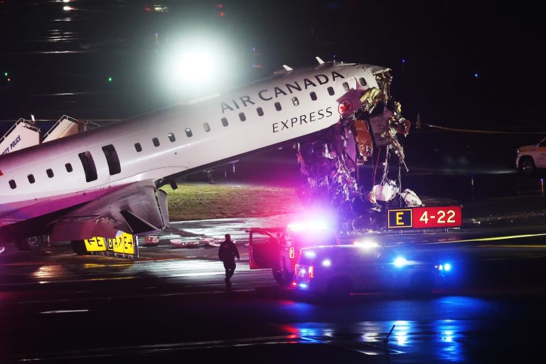 “That wasn’t good to watch”: Plane crash at LaGuardia kills two, closes airport for hours