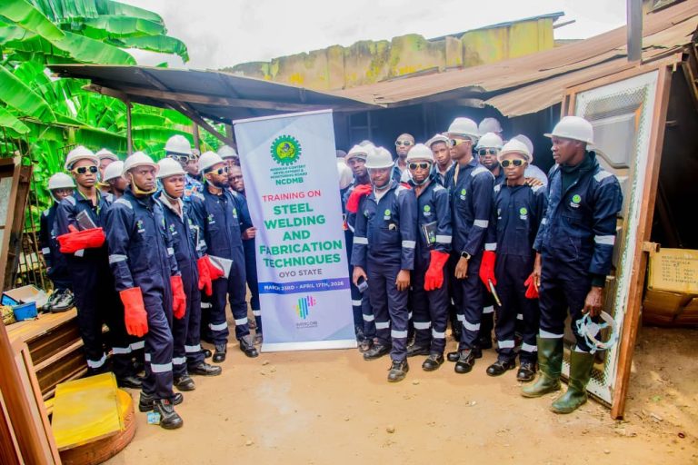 NCDMB And INTER CORE SOLUTIONS LTD Launch Steel Welding And Fabrication Training In Oyo State