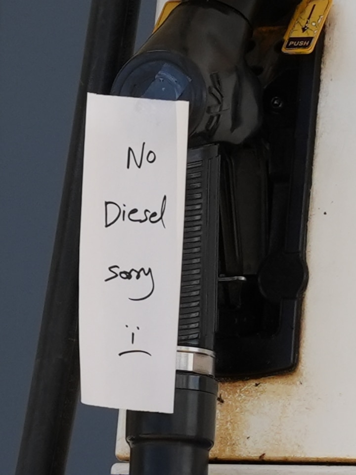 Diesel standards relaxed as extent of service station shortages revealed