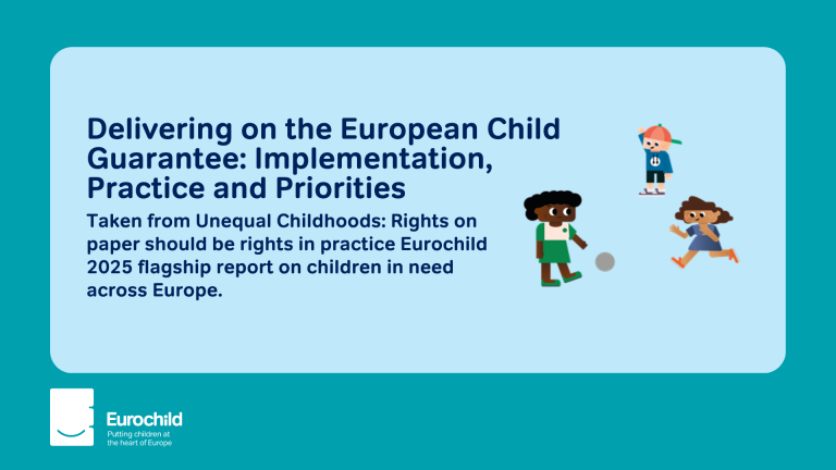 Delivering on the European Child Guarantee: Implementation, practice and priorities