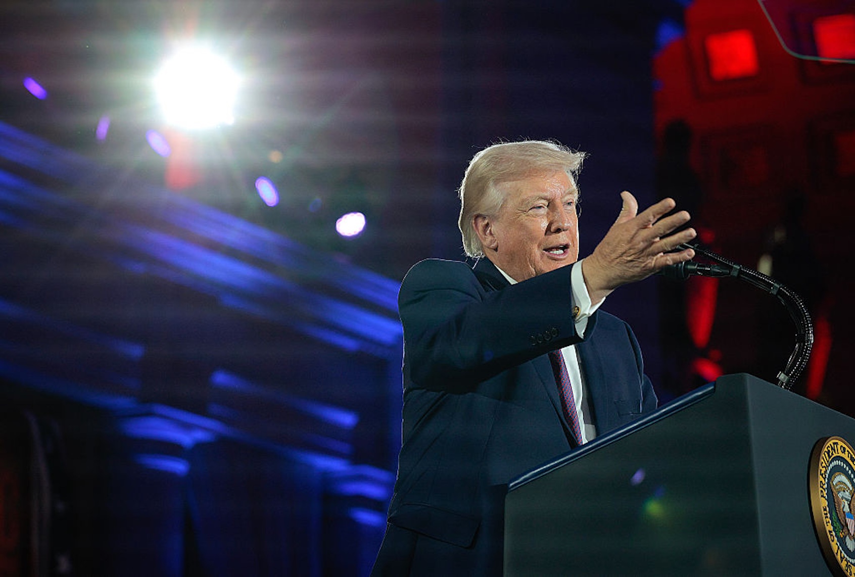 Trump treats war as entertainment