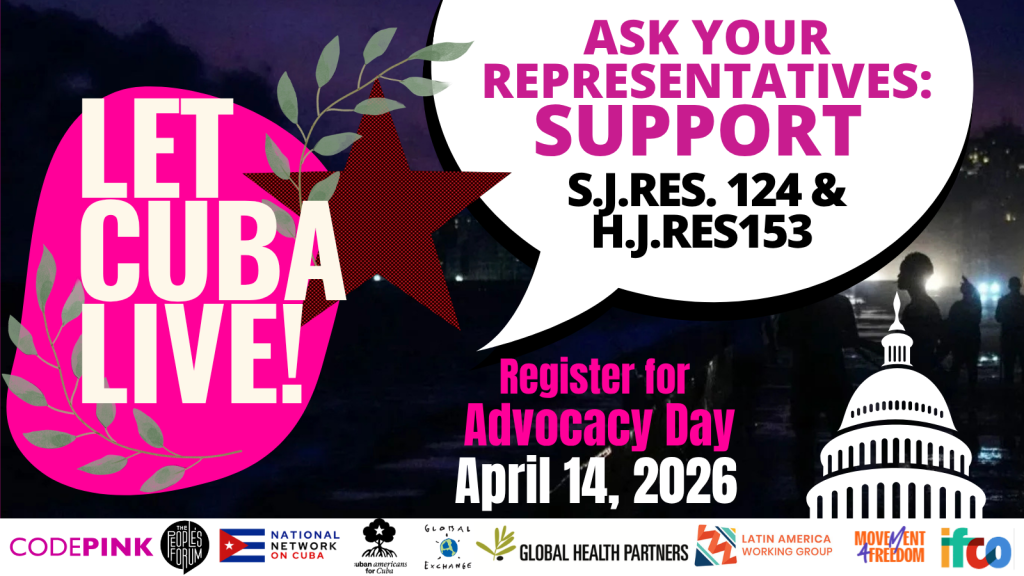 Tell Congress: No War, No Embargo!