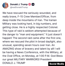 Trump Says Deadline To Open Strait Is Evening Of April 7