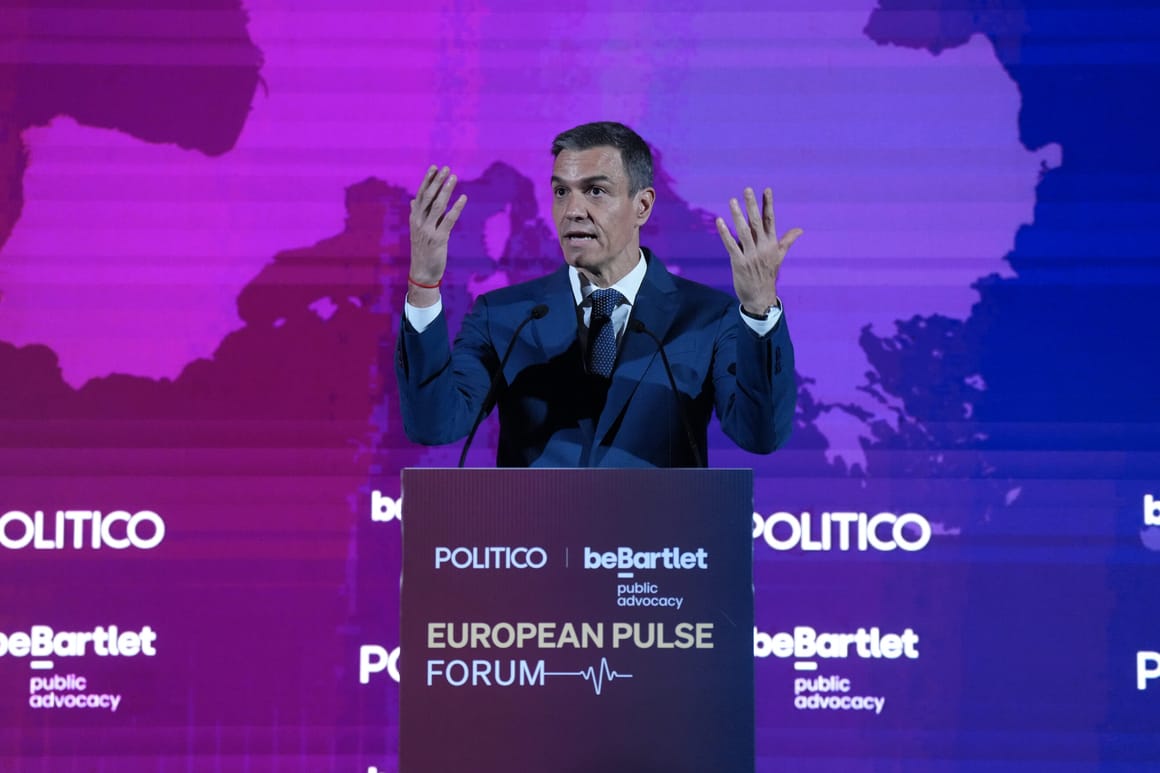 After clashing with Trump and Israel, Sánchez casts Spain as moral model for EU