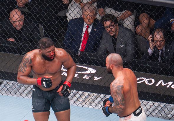 Trump touts UFC event amid escalating Iran tensions