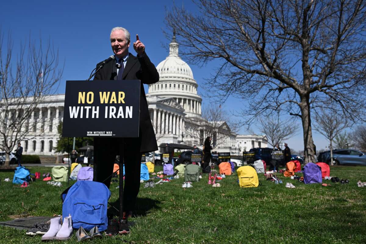 Van Hollen Says Ending Iran War Is “My Top Priority,” Joining War Powers Push
