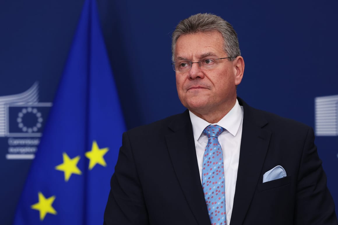Šefčovič: US-Abkommen nicht mit zusätzlichen Forderungen „überfrachten“