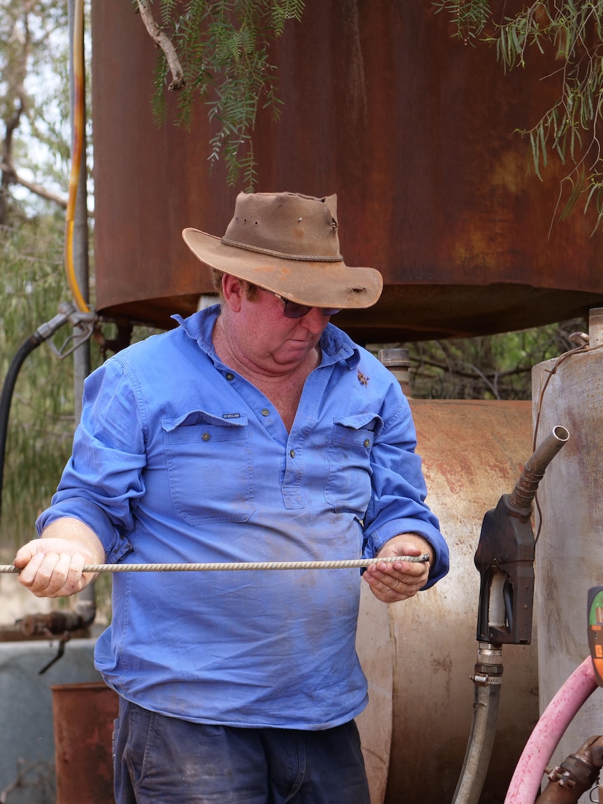 Running out of fuel creates ‘triple whammy’ for farmer