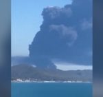 Ukrainian Drone Strike Sets Russia’s Black Sea Oil Facility Ablaze