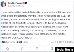 Trump Rules Out Use Of Nuclear Weapons Against Iran